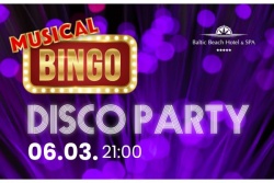 Labākais Muzikālais bingo atgriežas! Baltic Beach Hotel & SPA